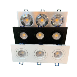 Spotlight_Triple_SQ95Bx258_GU10_6W_Bulb_GU10_Holder